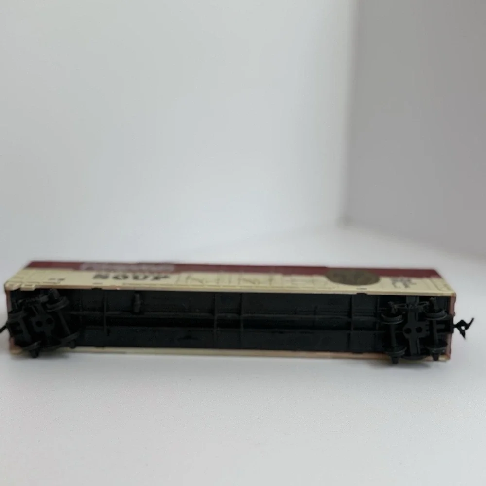 VTG Tyco Ho Scale Campbells Soup double Door Boxcar #50196 train Car 8.5